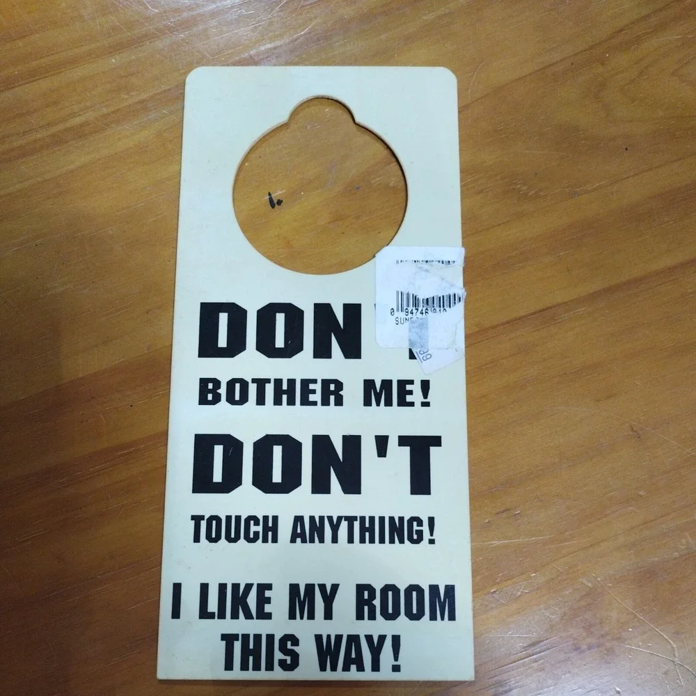 Vintage NBA Cleveland Cavaliers Door Knob Hanger‎ Do Not Disturb Sign Basketball